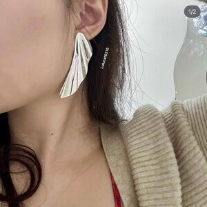 Tiffany & Co. medium high tide earrings sterling silver